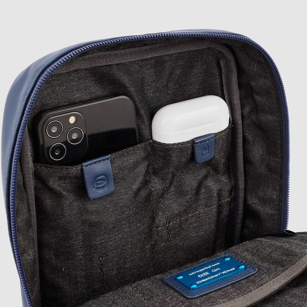 Piquadro W117 Monospalla porta iPad®mini con Charlie Blu