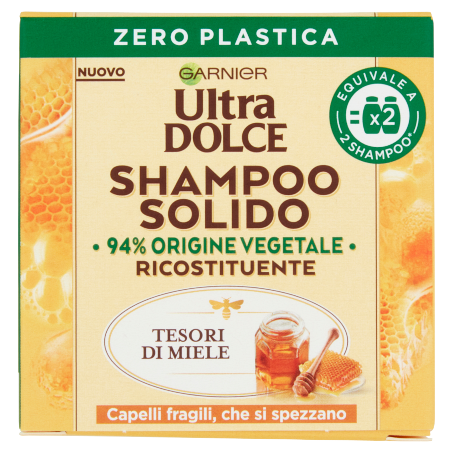 Ultra Dolce Shampoo Solido Tesori di miele