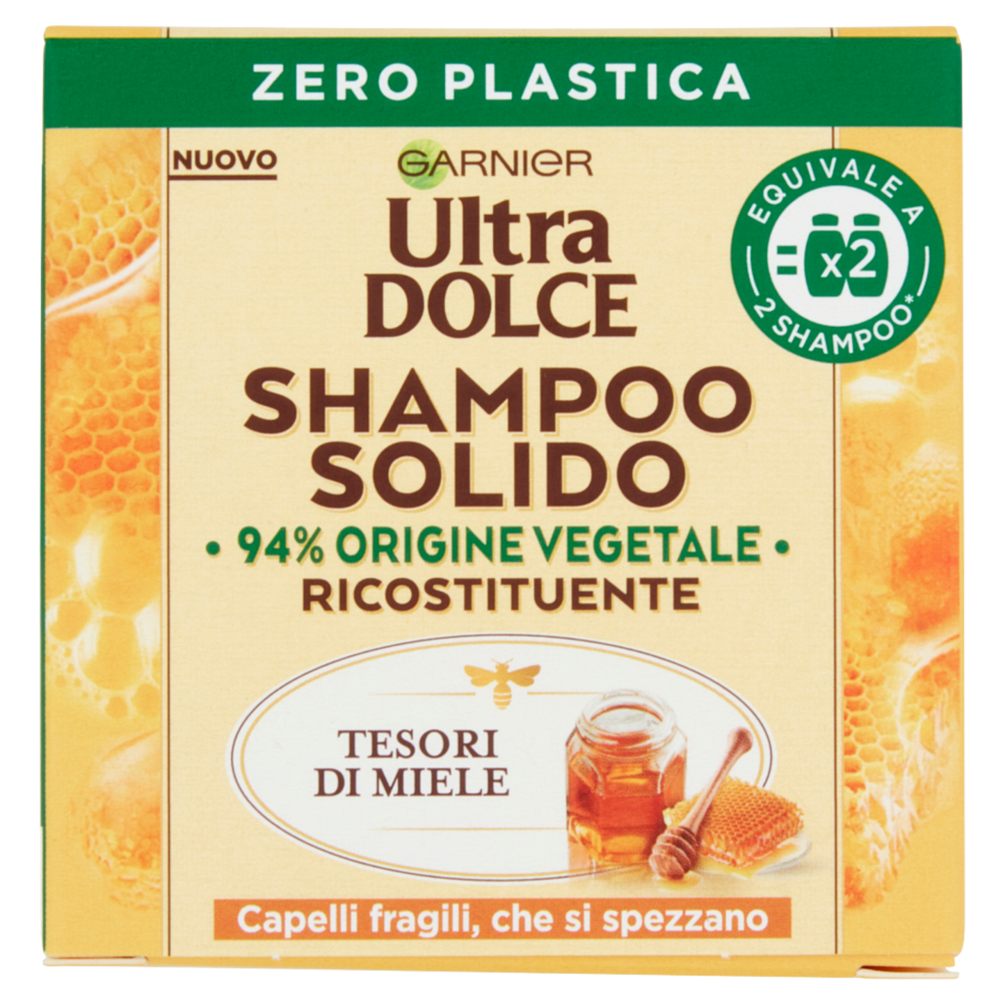 Ultra Dolce Shampoo Solido Tesori di miele