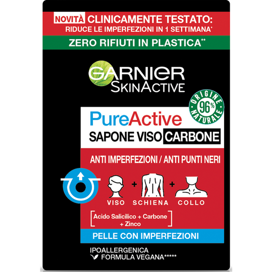 Skin Active Sapone Solido Charcoal