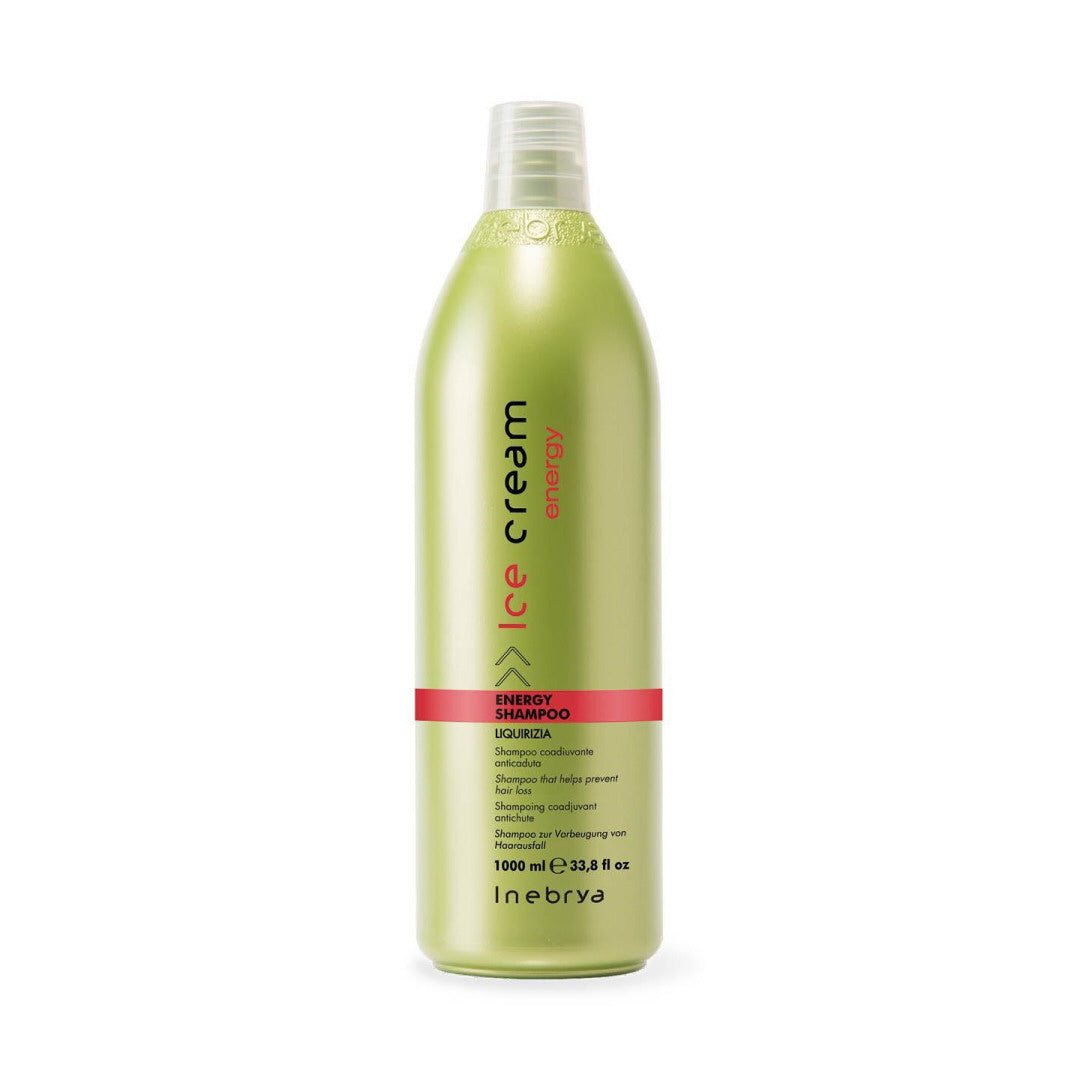 Inebrya Energy Shampoo liquirizia coadiuvante nella prevenzione della caduta dei capelli 1000ml