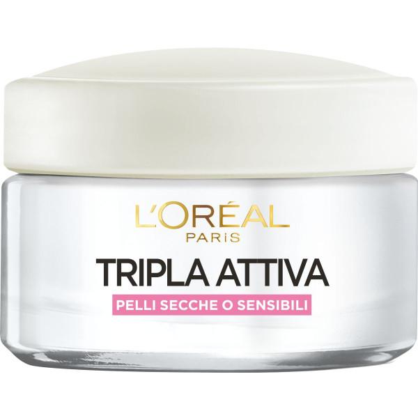 Crema Viso Tripla Attiva Idratante Protettiva Pelli Secche O Sensibili