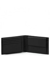 Black Square Portafogli uomo B3 con portamonete e pattina porta documenti