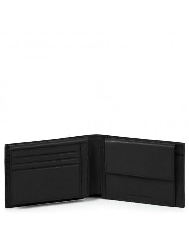 Black Square Portafogli uomo B3 con portamonete e pattina porta documenti