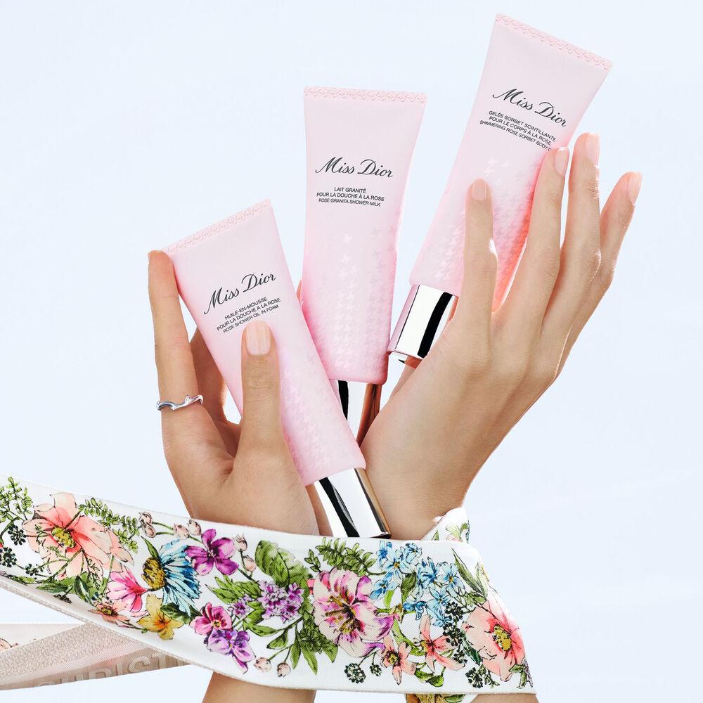 Miss Dior Gel-Sorbetto Scintillante per il Corpo alla Rosa Gel scintillante