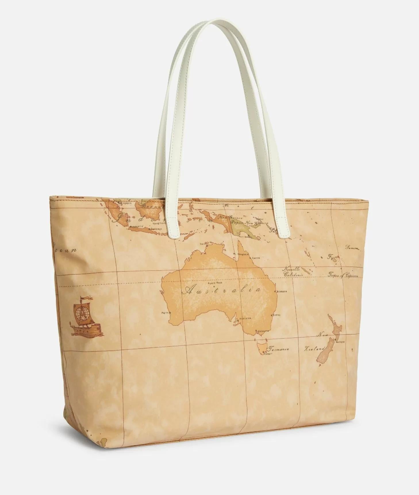 Selene Soft borsa shopping Bianco Cotton