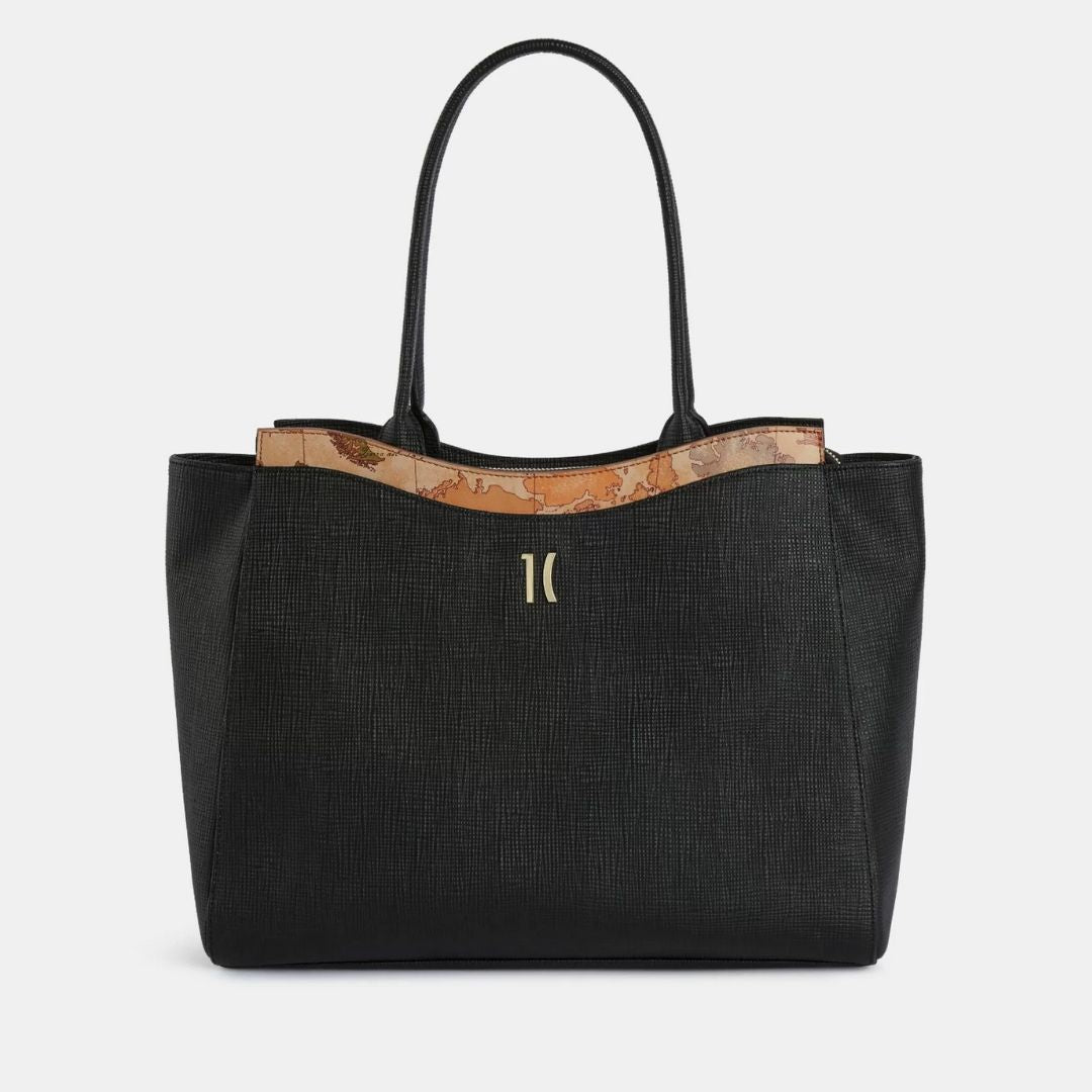 Geo Cool borsa shopping Bianca