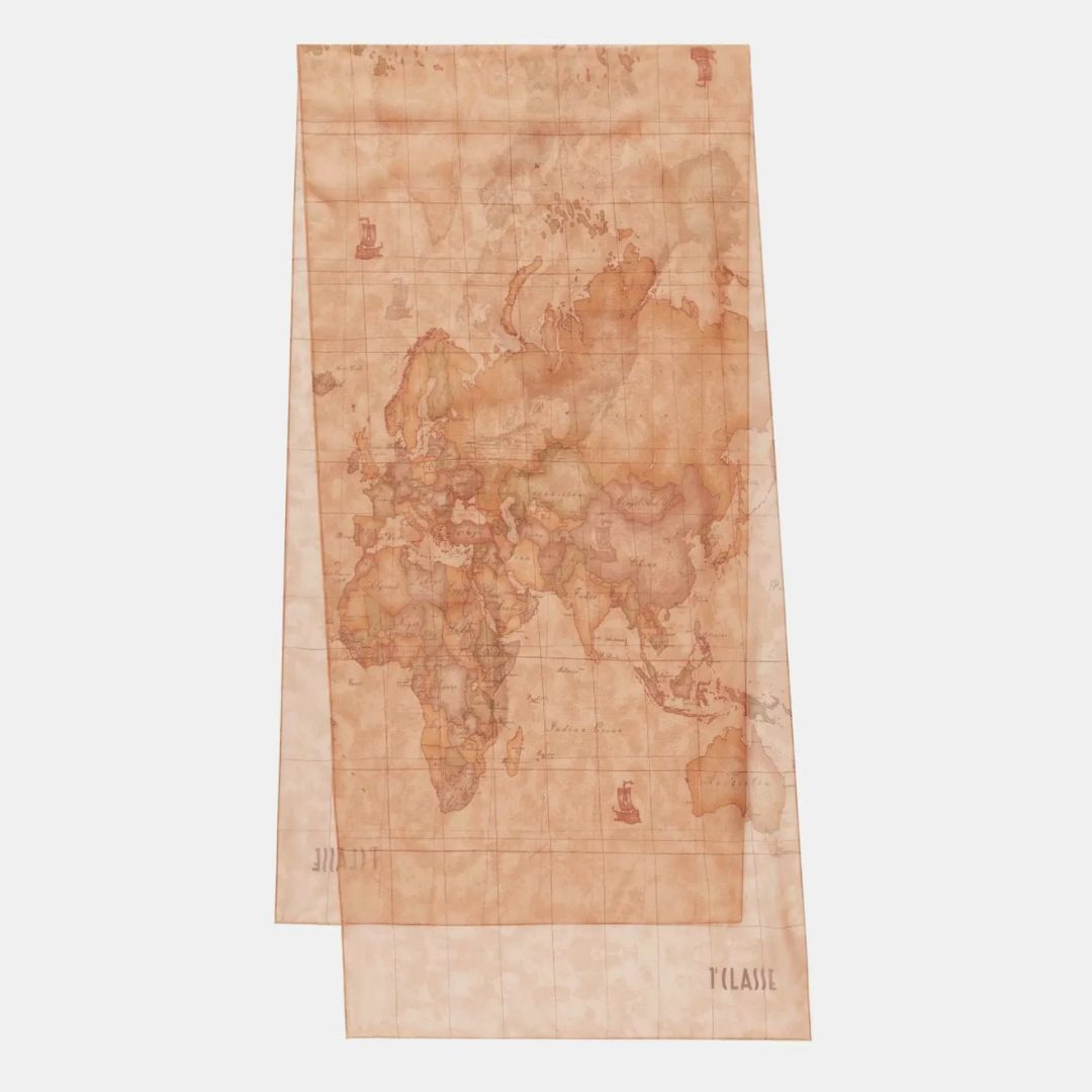 Sciarpa Geo Ring stampa Geo Classic