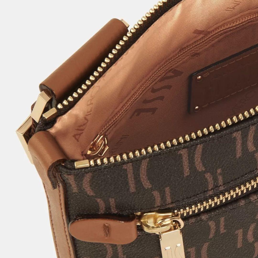 Monogram Bandoliera Cuoio