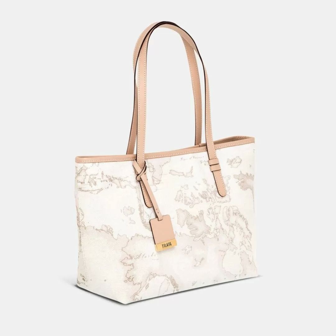 Geo White Borsa shopping media