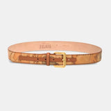 Geo Classic Cintura con fibbia metallica Naturale