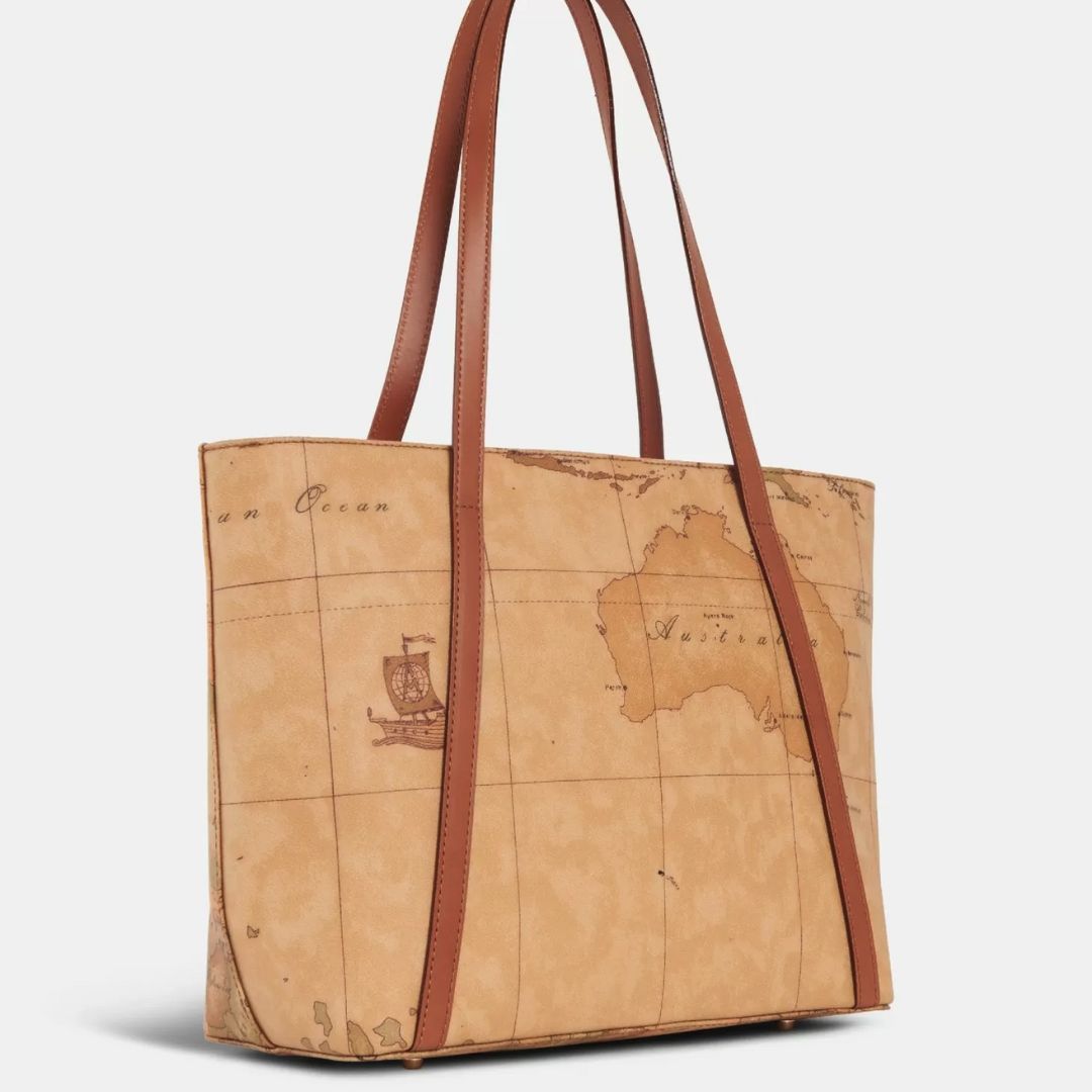 Geo Classic Shopping bag con borchiette media