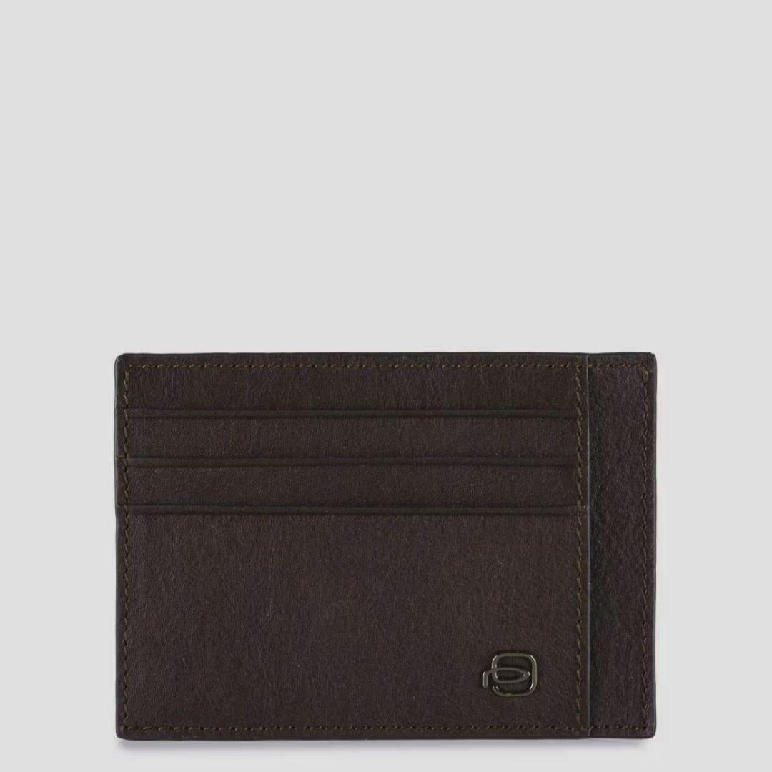 Bustina porta carte di credito tascabile Black Square