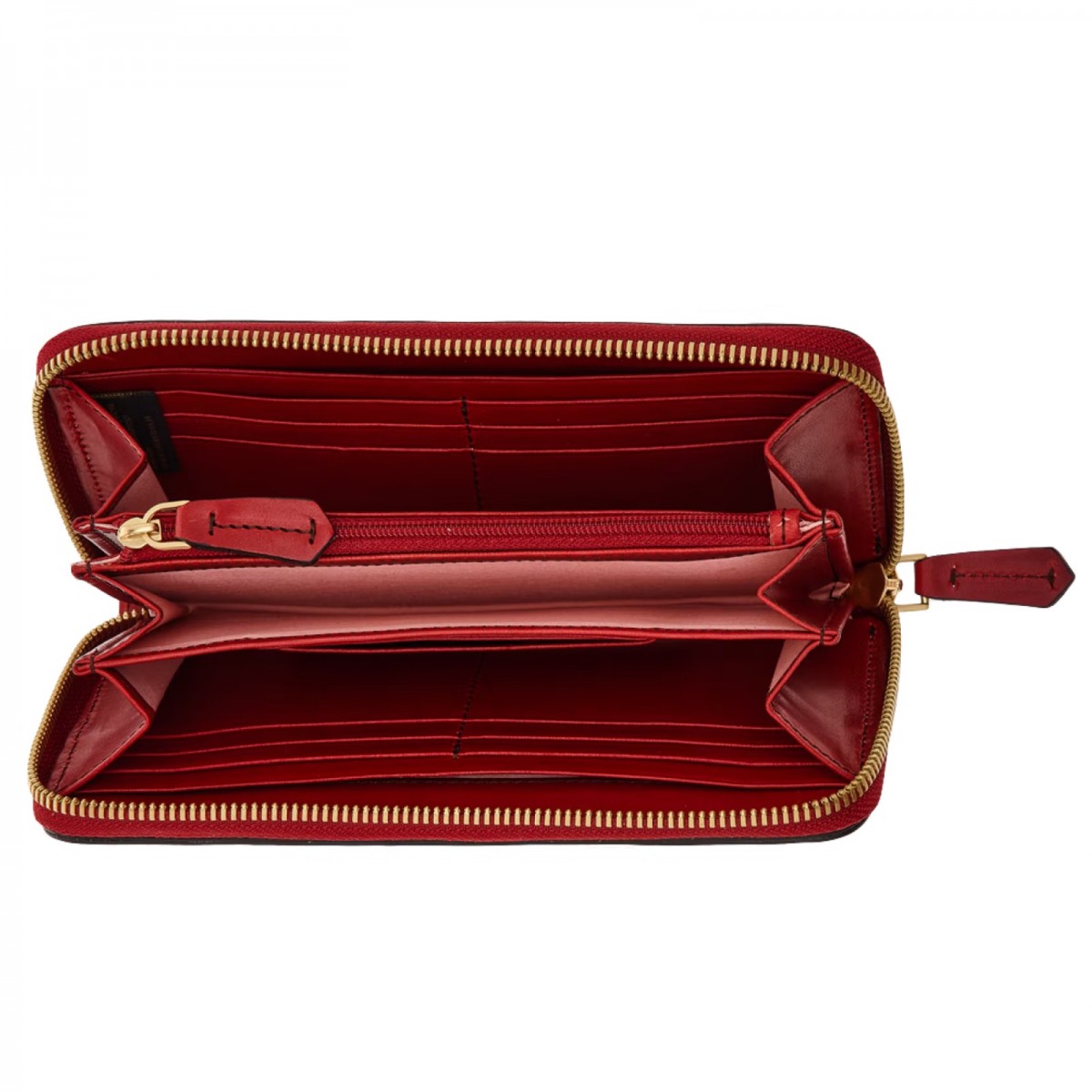 Lucrezia Portafoglio Base 26 Rosso Ribes Oro