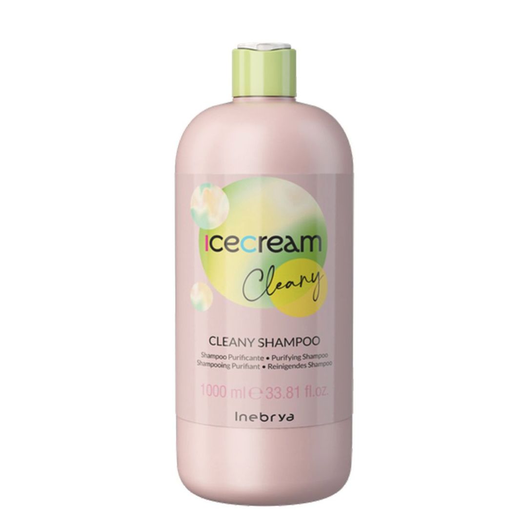 Inebrya Cleany Shampoo agrumi, antiforfora ideale per cute sensibile ed impura 1000ml