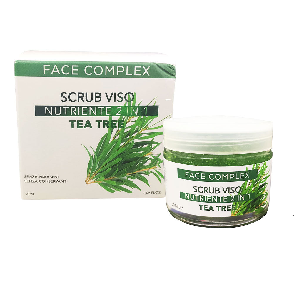 Scrub viso 2in1 nutriente Tea Tree