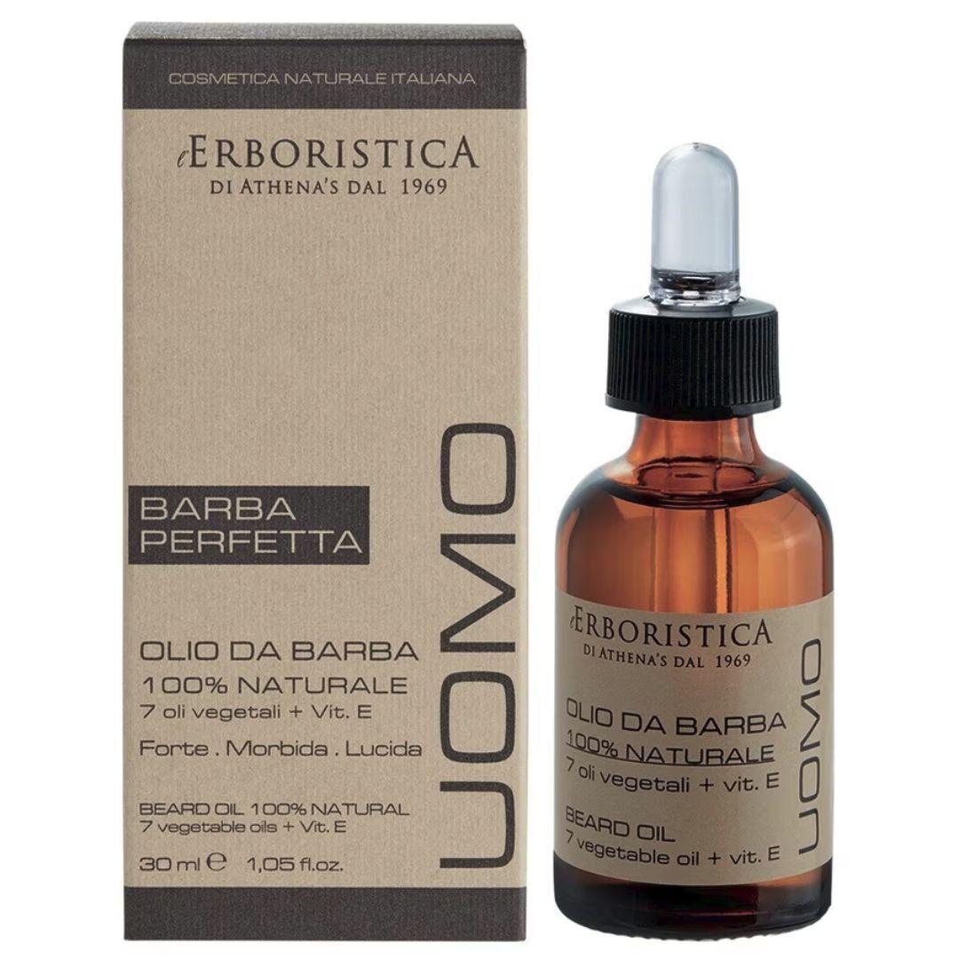 Olio da Barba 100% Naturale 7 Oli Vegetali + Vit E