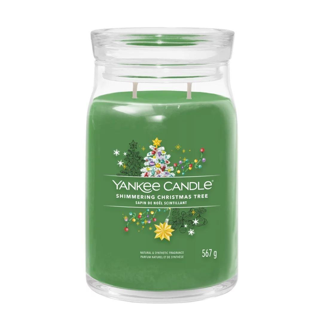 Jar Candles Signature Shimmering Christmas Tree