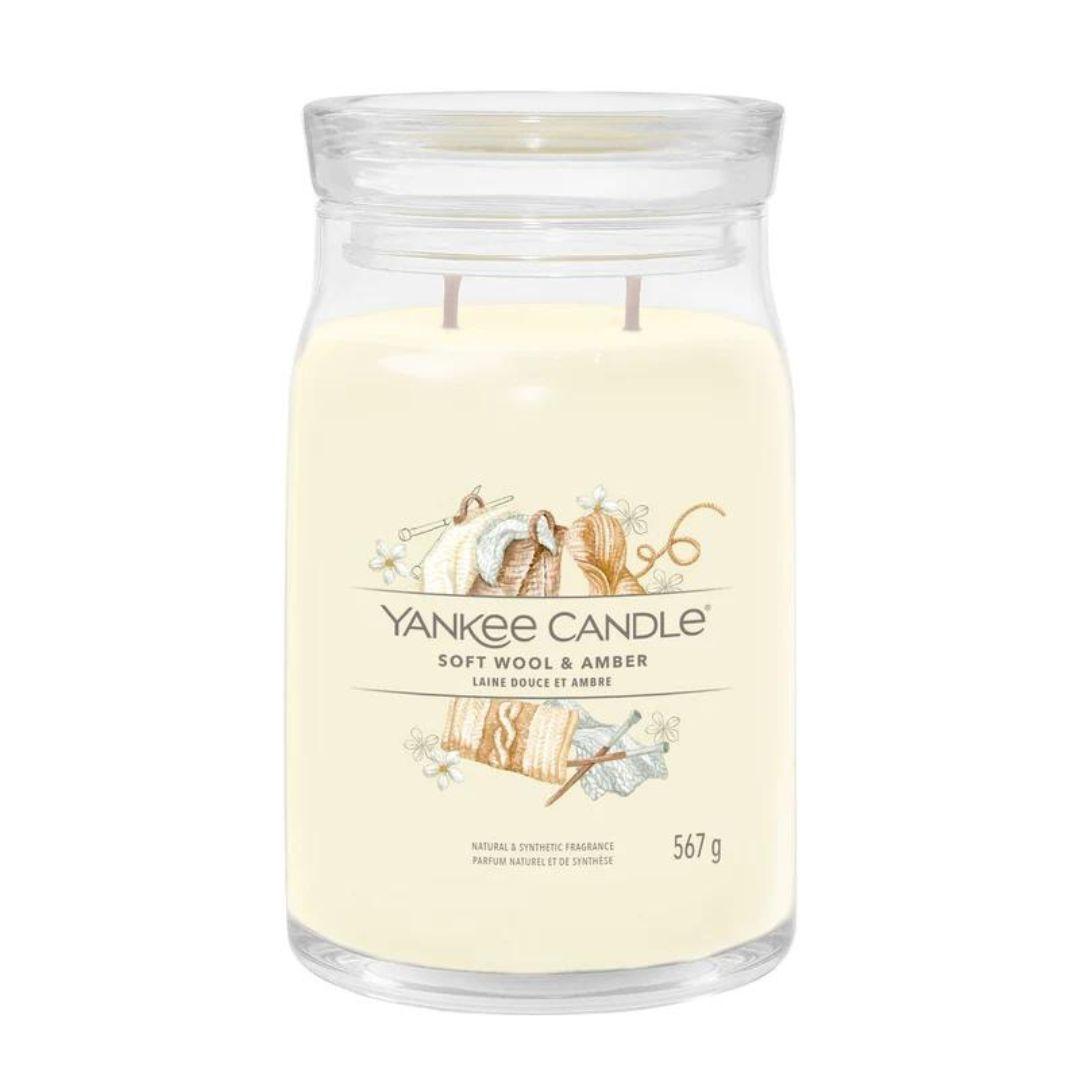 Jar Candles Signature Soft Wool Amber