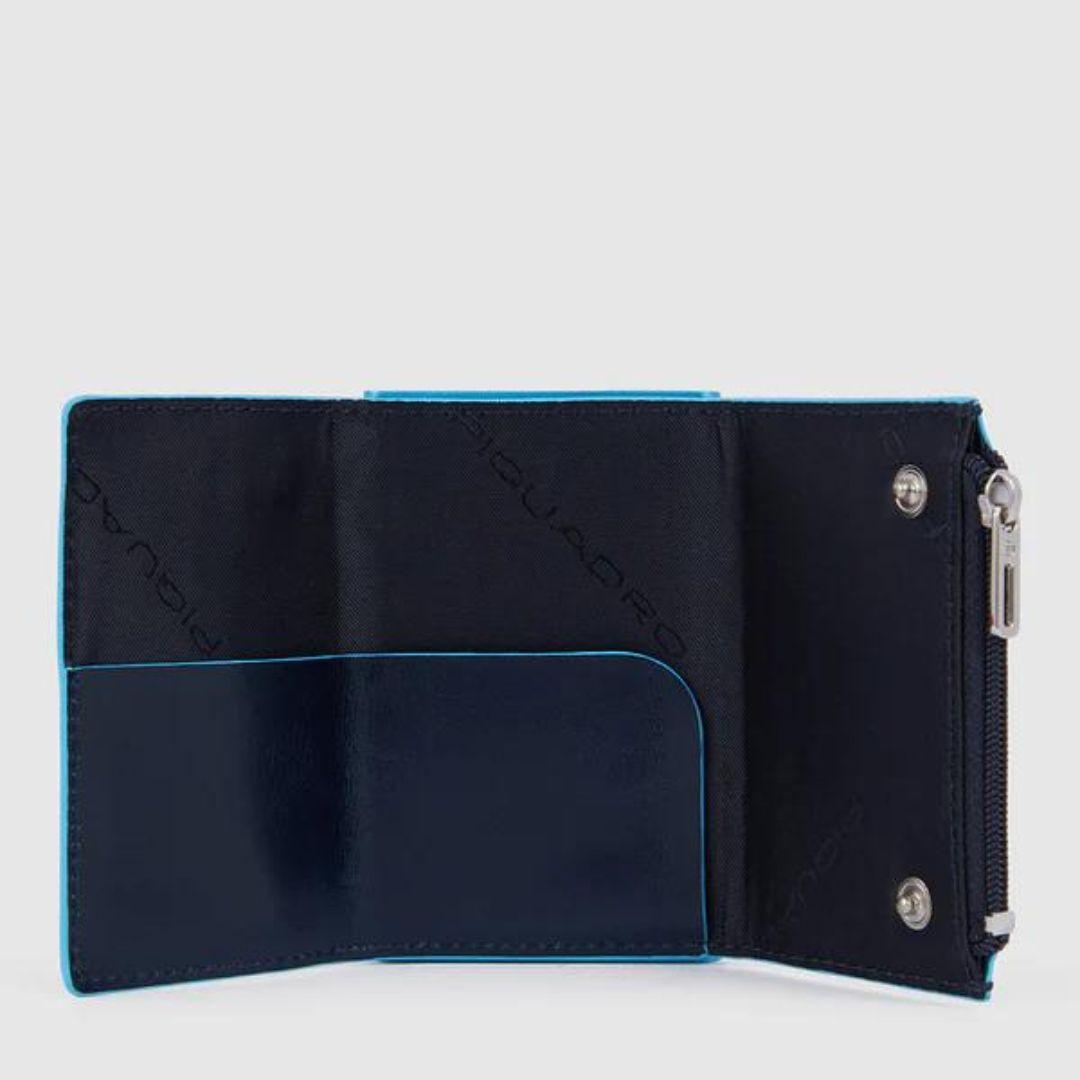 Portacarte Compact wallet porta monete con sliding system
