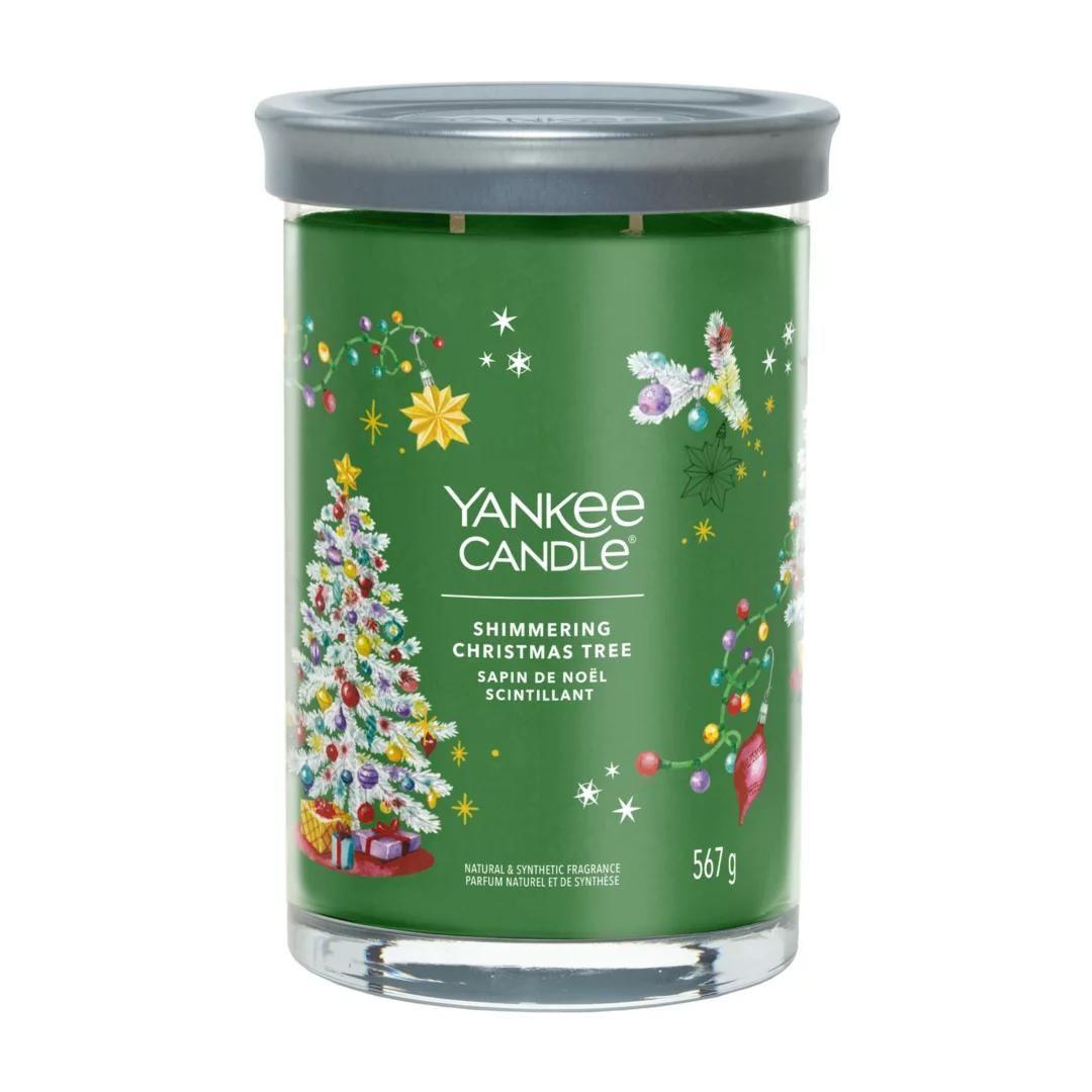 Candles Signature Tumbler Shimmering Christmas Tree