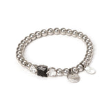 Bracciale Elastico a Boule Aurea