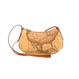 Borsa mini a tracolla con zip in tessuto Geo Classic