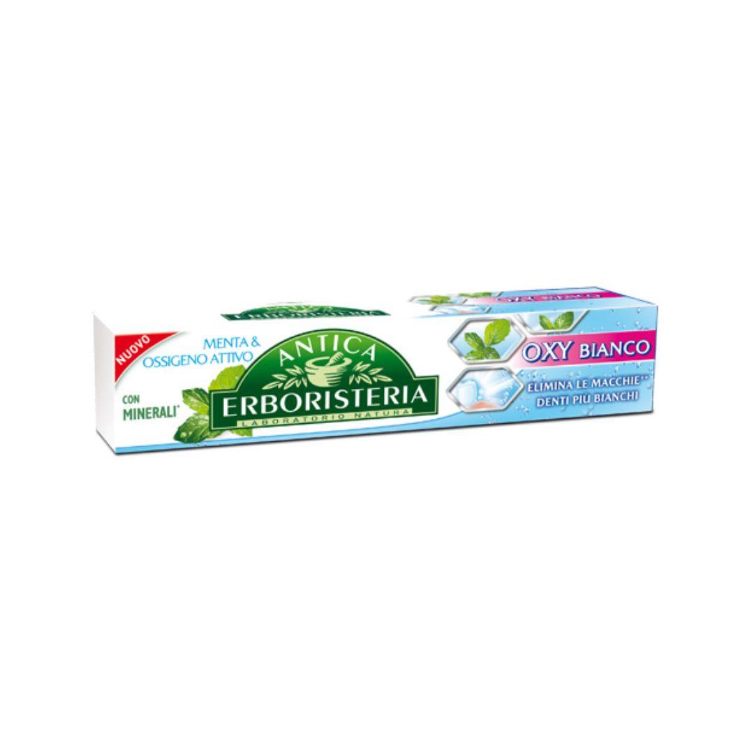 Dentifricio Oxy Bianco Anti Macchia Menta E Ossigeno Attivo Con Minerali