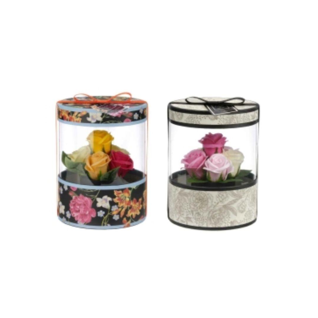 Confezione Fiori di Sapone Cilindro