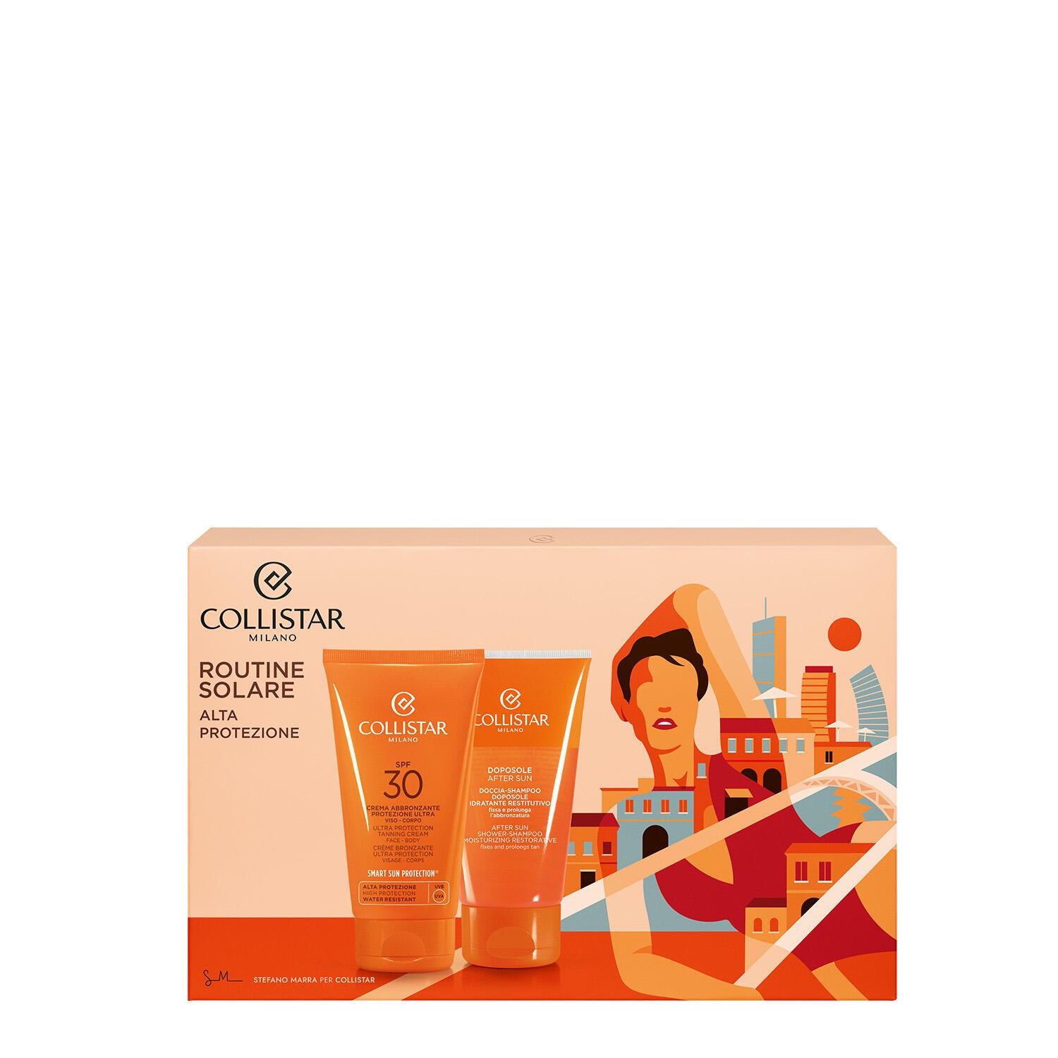 Cofanetto Crema Abbronzante Protezione Ultra Spf 30