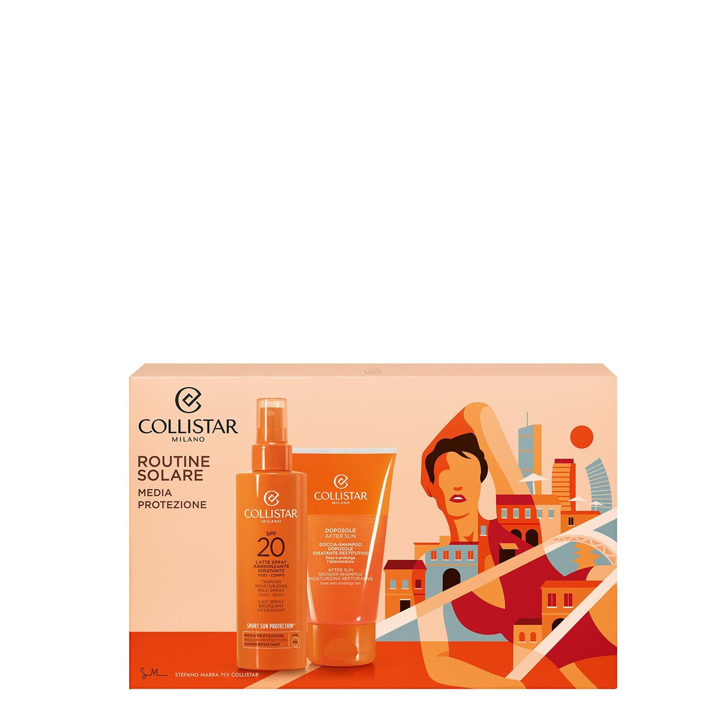 Cofanetto Latte Spray Abbronzante Idratante Spf 20