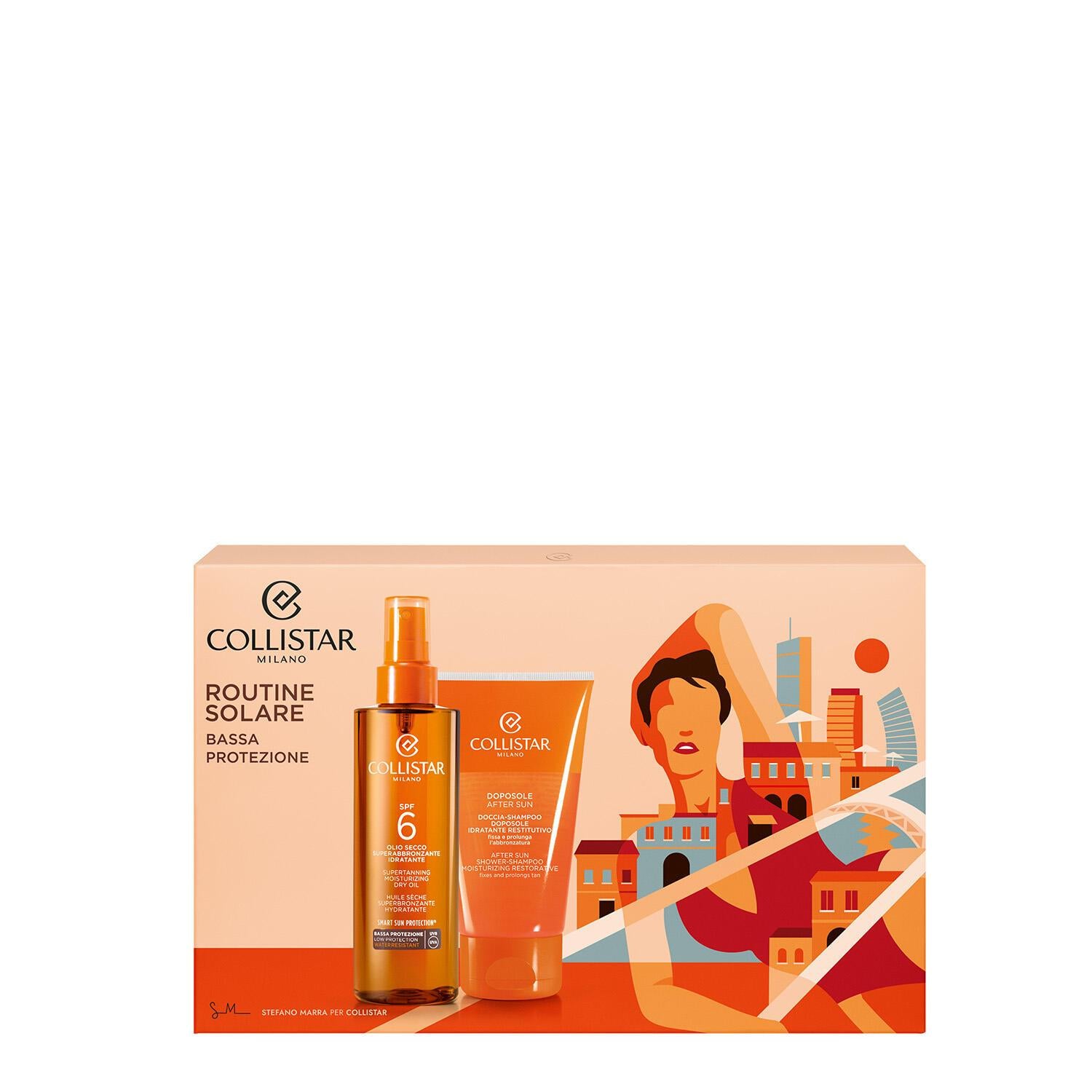 Cofanetto Olio Secco Superabbronzante Idratante Spf 6