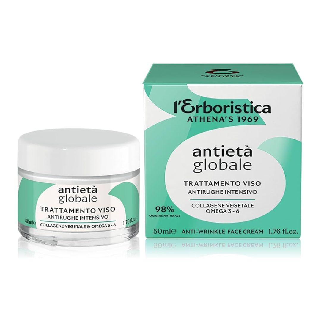 Trattamento Viso Antirughe Collagene Vegetale & Omega 3-6