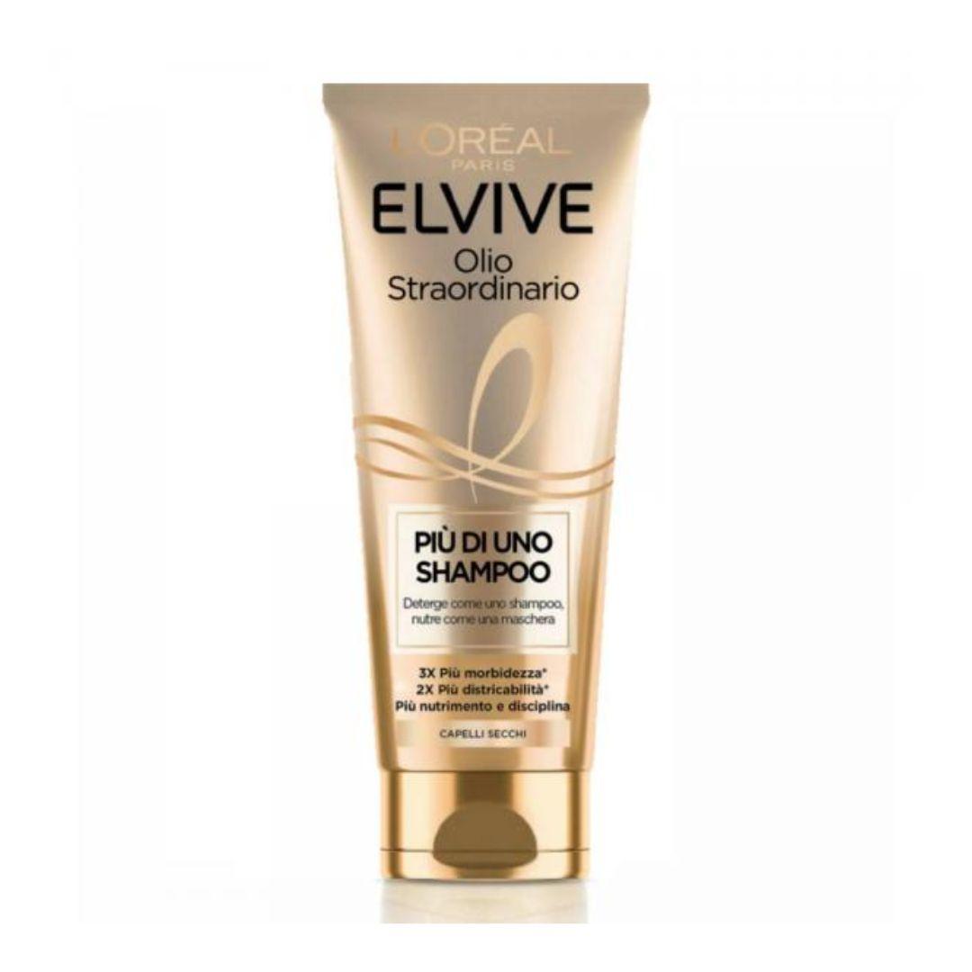 Elvive Shampoo Olio Straordinario Nutriente per Capelli Secchi