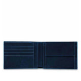 Portafoglio Uomo con Portamonete Blue Square