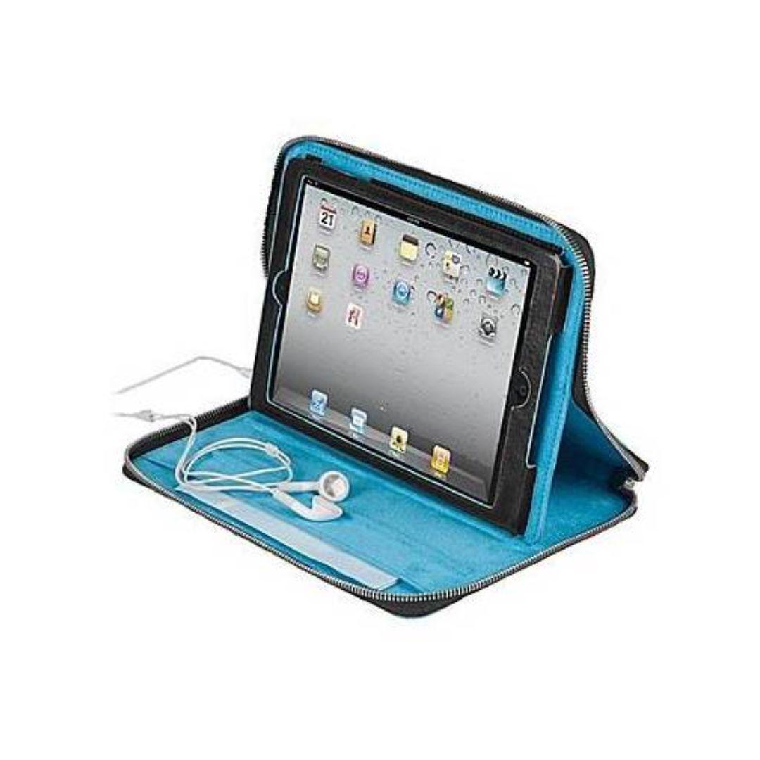 Porta iPad Mini con Chiusura a Zip Blue Square