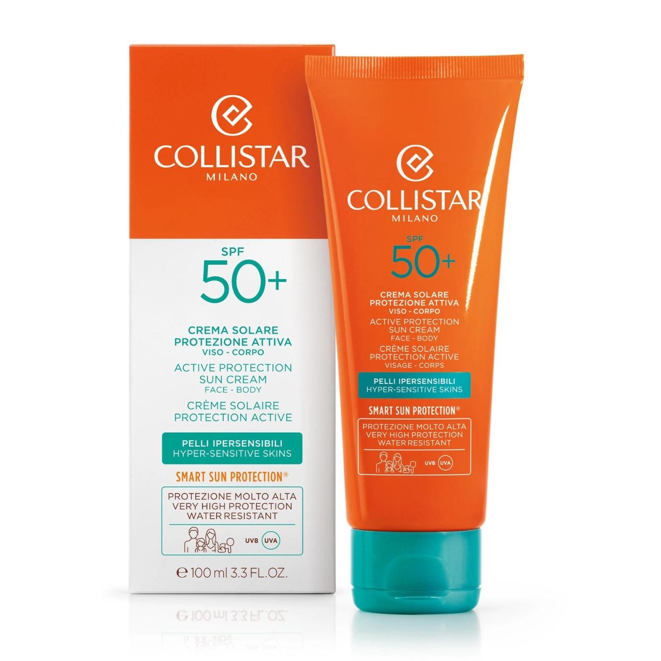 Crema Solare Protezione Attiva Pelli Ipersensibili SPF50+