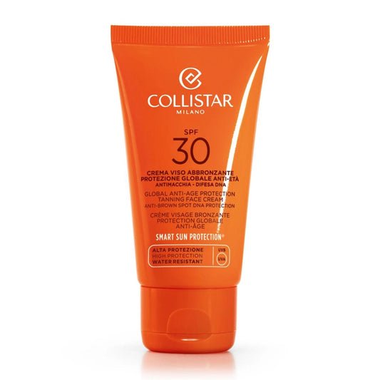 Crema Viso Abbronzante Globale Anti-Età SPF30