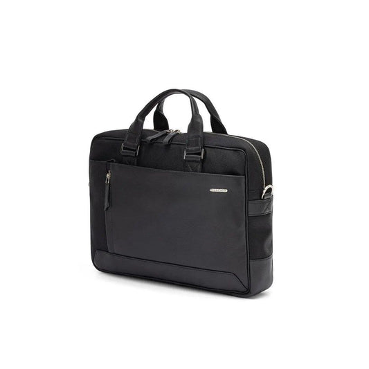 SQUADRA Borsa Business 2 Manici 1 Comparto Pelle e Nylon