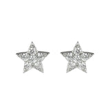 Orecchini A Stella Con Zirconi Pearl