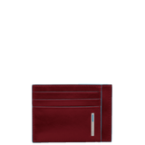 Porta Carte di Credito in Pelle Blue Square