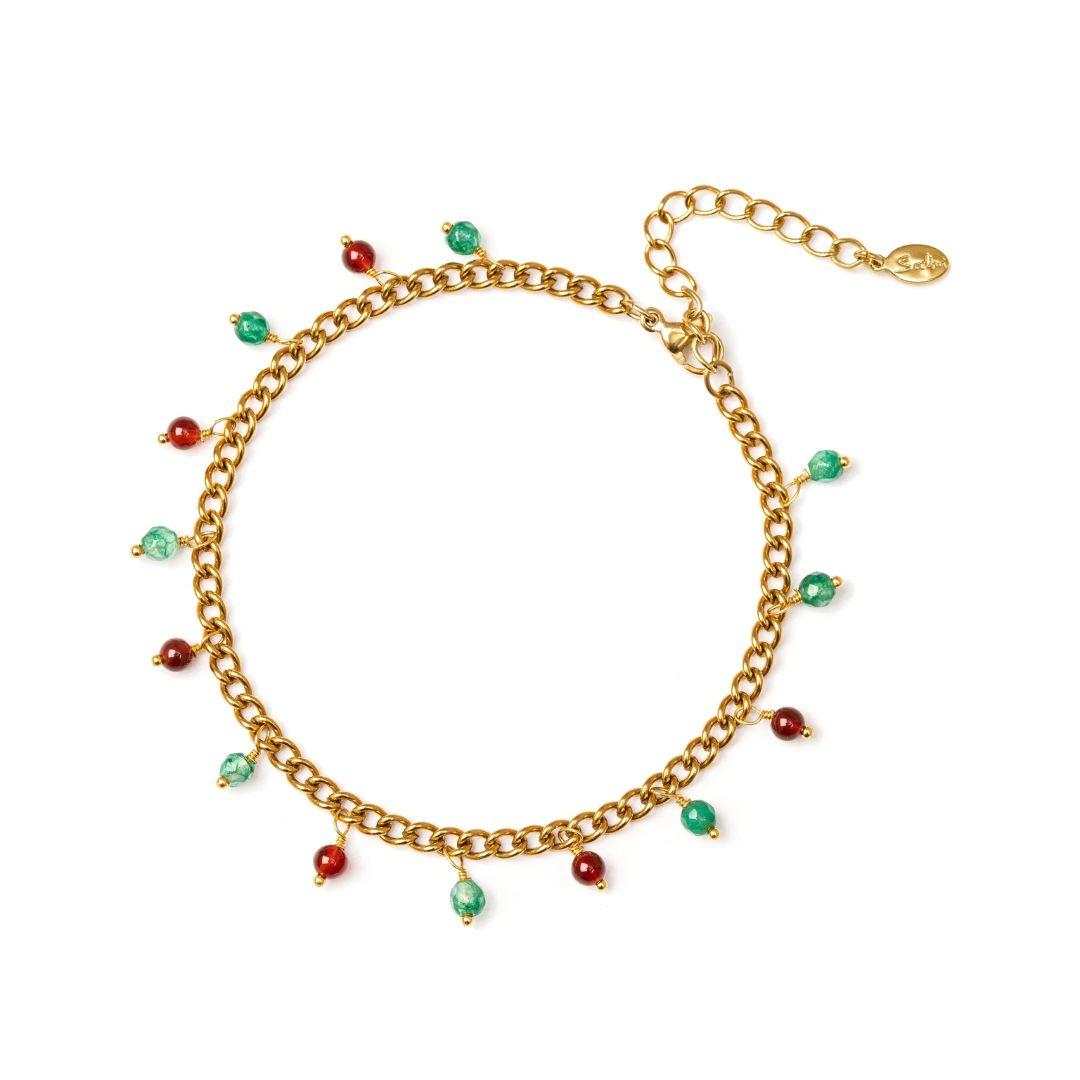 Bracciale Groumette e Piccole Boule Rio