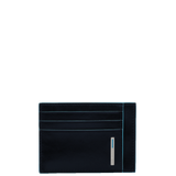 Porta Carte di Credito in Pelle Blue Square