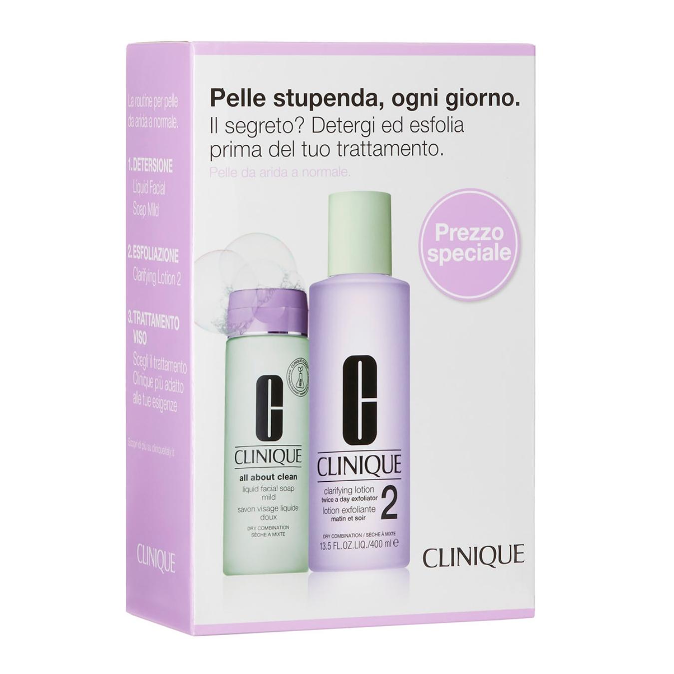 Cofanetto Clarifyng Lotion 2 Pelle da Arida a Normale