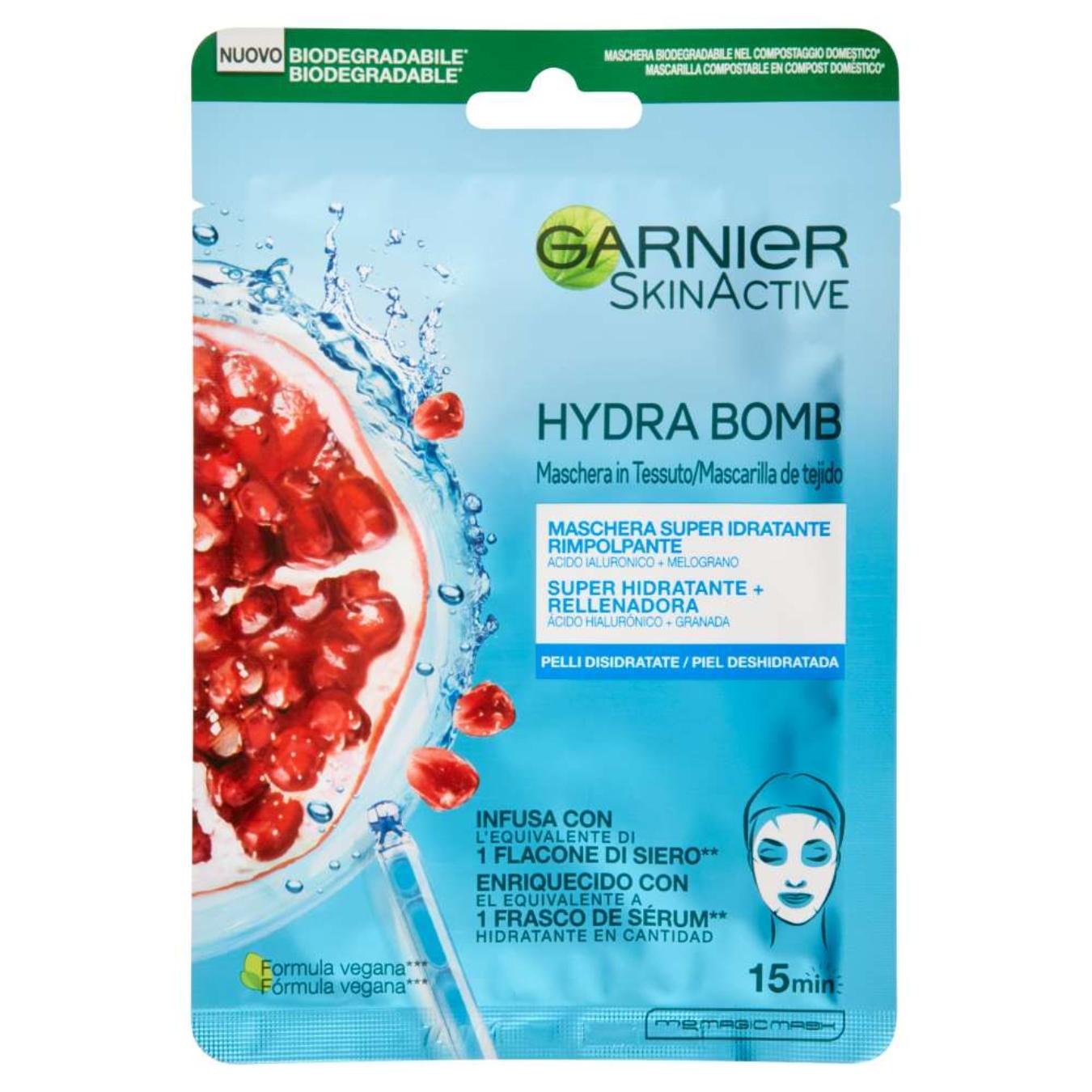 Skin Active Hydra Bomb Maschera Energizzante