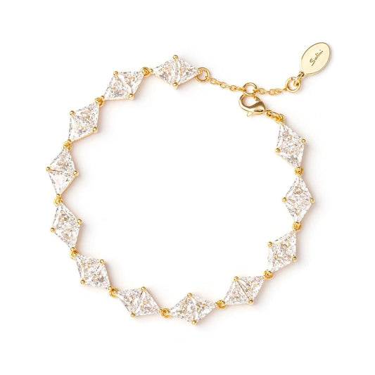 Bracciale di Triangoli di Zirconi Eva