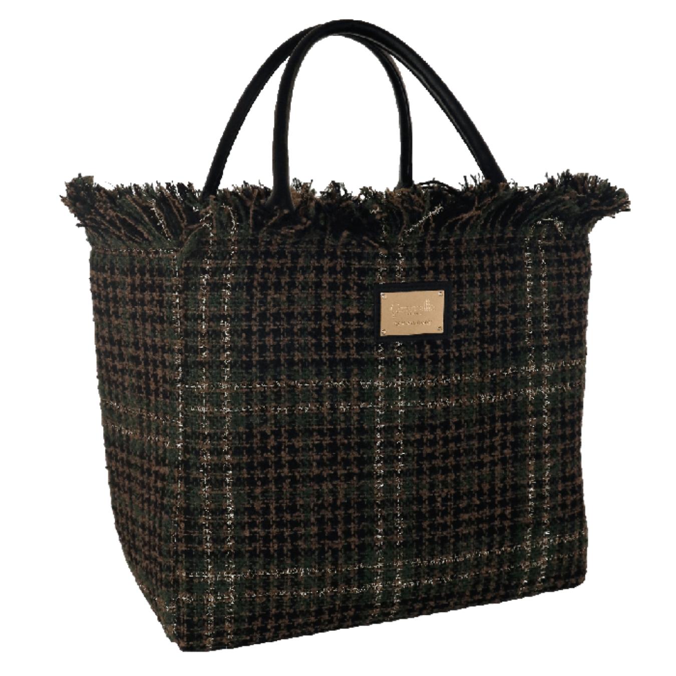 Borsa a Mano Tweed Chalet