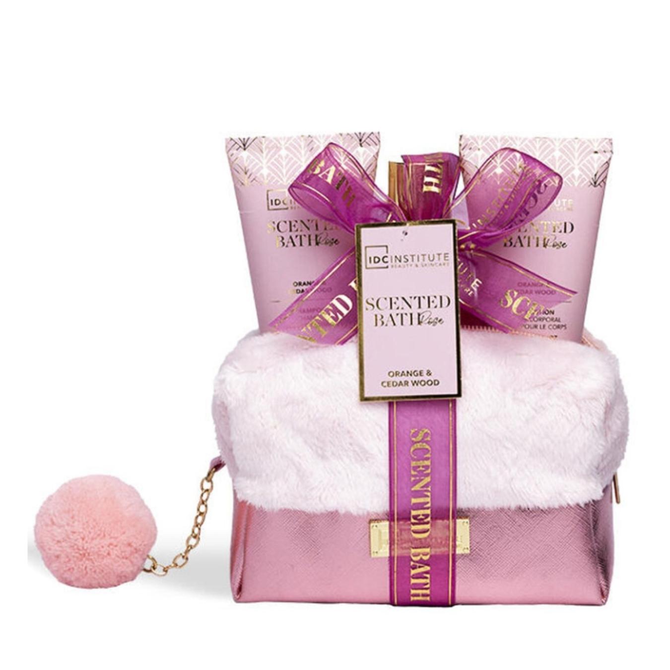 Confezione da Bagno Rosè con Trousse