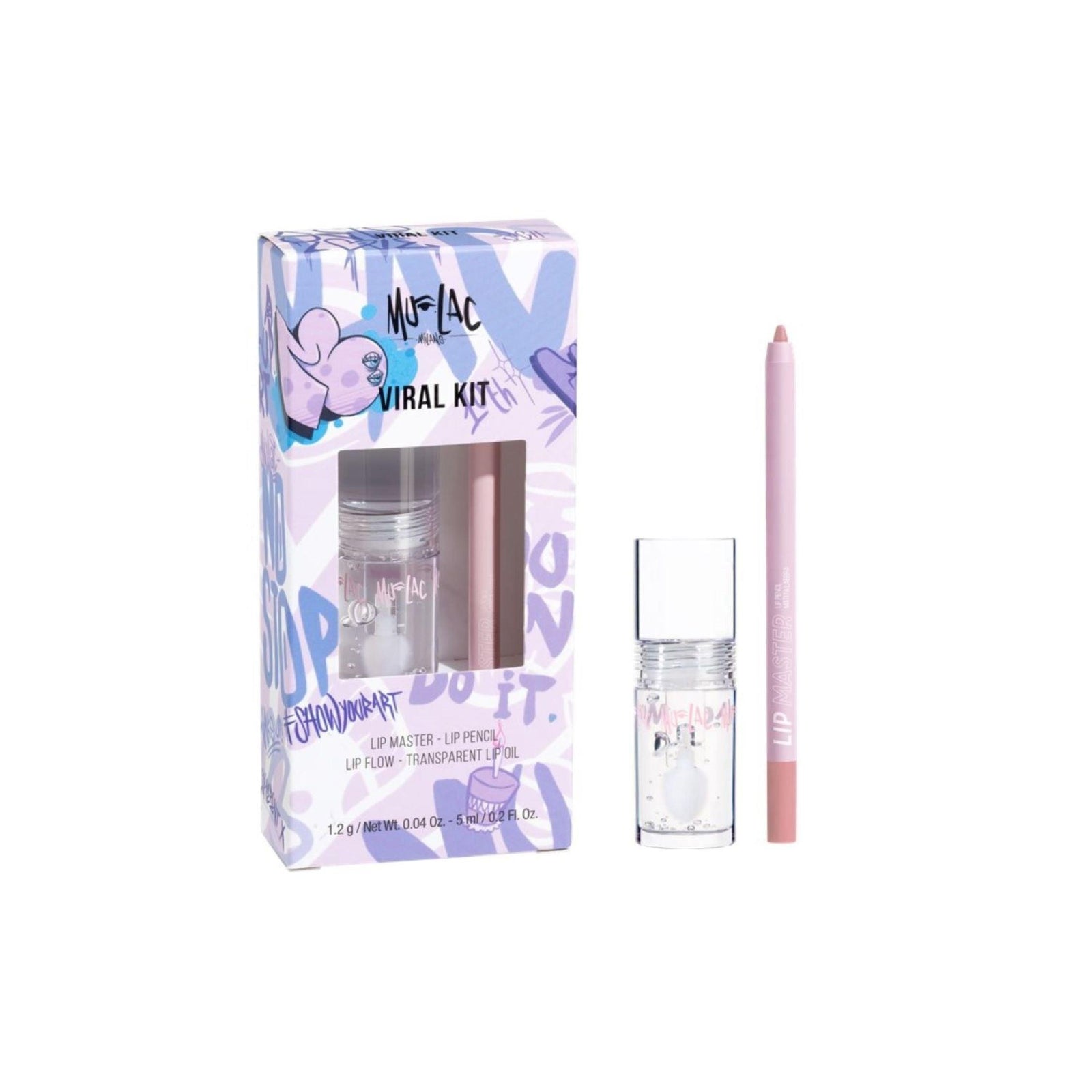 VIRAL KIT - matita labbra e olio labbra trasparente