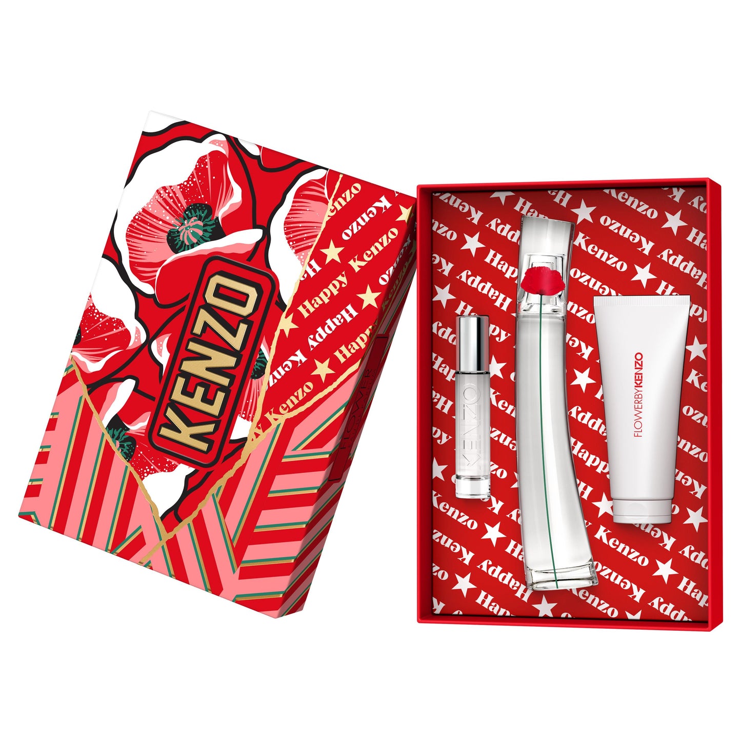 Cofanetto FLOWER BY KENZO Set Regalo Eau de Parfum , Body Lotion e Travel Spray